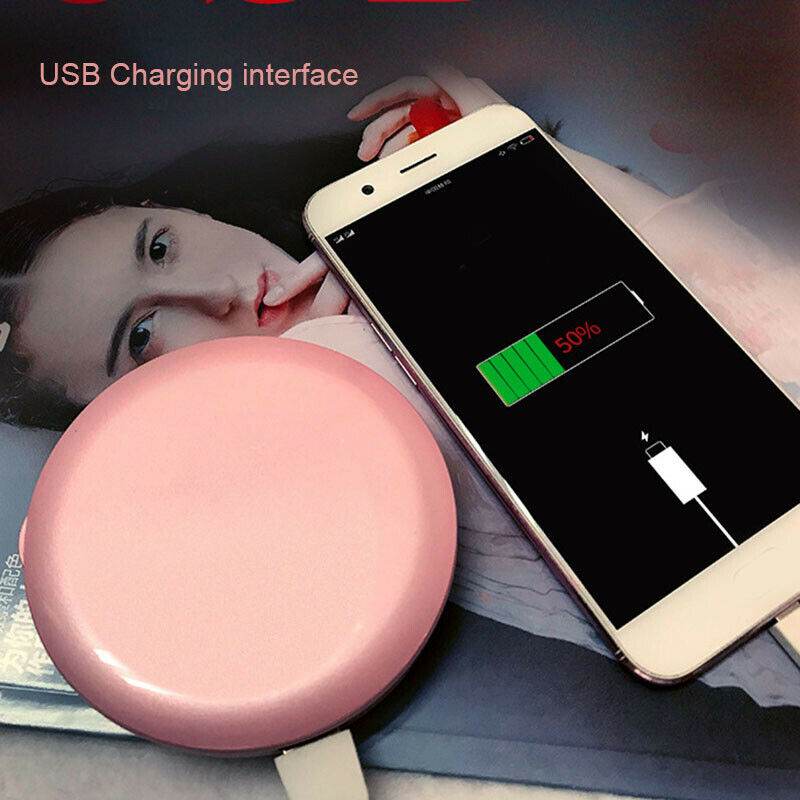 Charging treasure makeup mirror with light - Mubimart