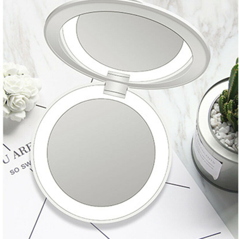 Charging treasure makeup mirror with light - Mubimart -  