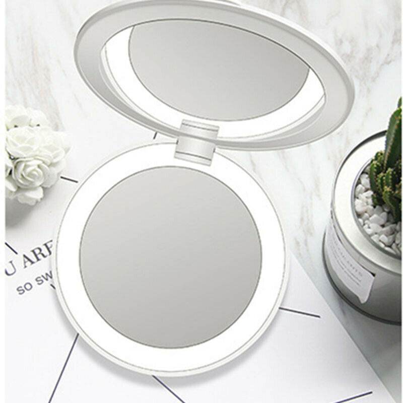 Charging treasure makeup mirror with light - Mubimart
