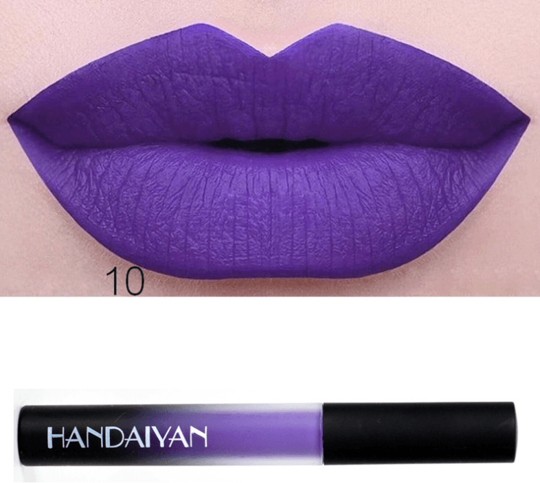 Charm matte velvet matte lip gloss lip glaze matte non-stick matte long-lasting liquid lipstick can be authorized - Mubimart