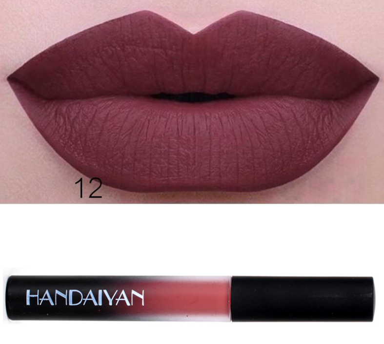 Charm matte velvet matte lip gloss lip glaze matte non-stick matte long-lasting liquid lipstick can be authorized - Mubimart -  