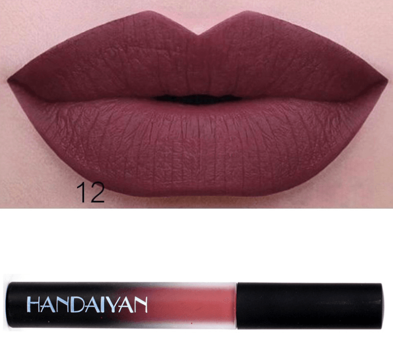 Charm matte velvet matte lip gloss lip glaze matte non-stick matte long-lasting liquid lipstick can be authorized - Mubimart