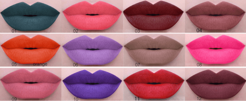 Charm matte velvet matte lip gloss lip glaze matte non-stick matte long-lasting liquid lipstick can be authorized - Mubimart