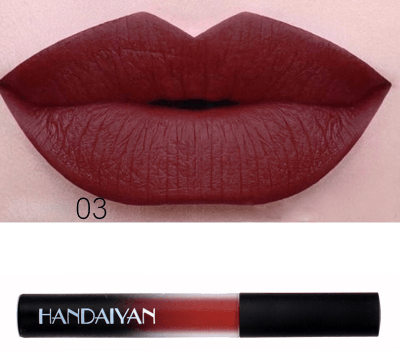 Charm matte velvet matte lip gloss lip glaze matte non-stick matte long-lasting liquid lipstick can be authorized - Mubimart