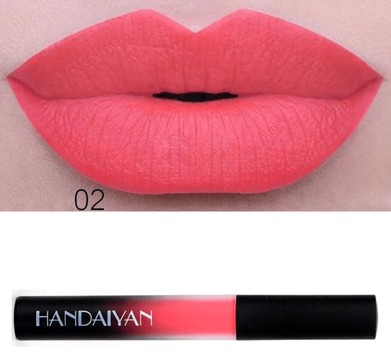 Charm matte velvet matte lip gloss lip glaze matte non-stick matte long-lasting liquid lipstick can be authorized - Mubimart
