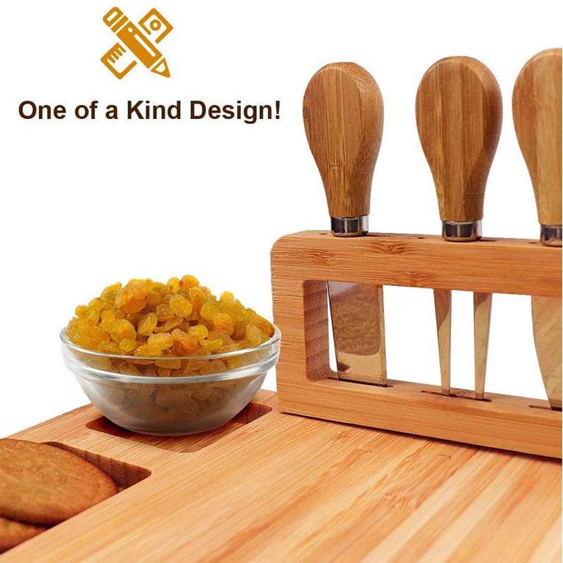 Cheese Board Western Tableware Knife And Fork Drawer Pizza Chopping Board Multifunctional - Mubimart