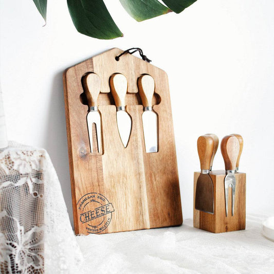 Cheese Butter Knife Board Set Bread Cake Board Steak - Mubimart