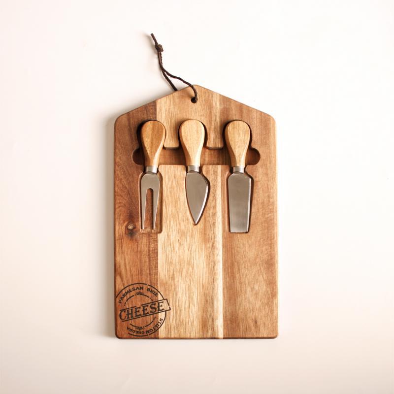 Cheese Butter Knife Board Set Bread Cake Board Steak - Mubimart -  