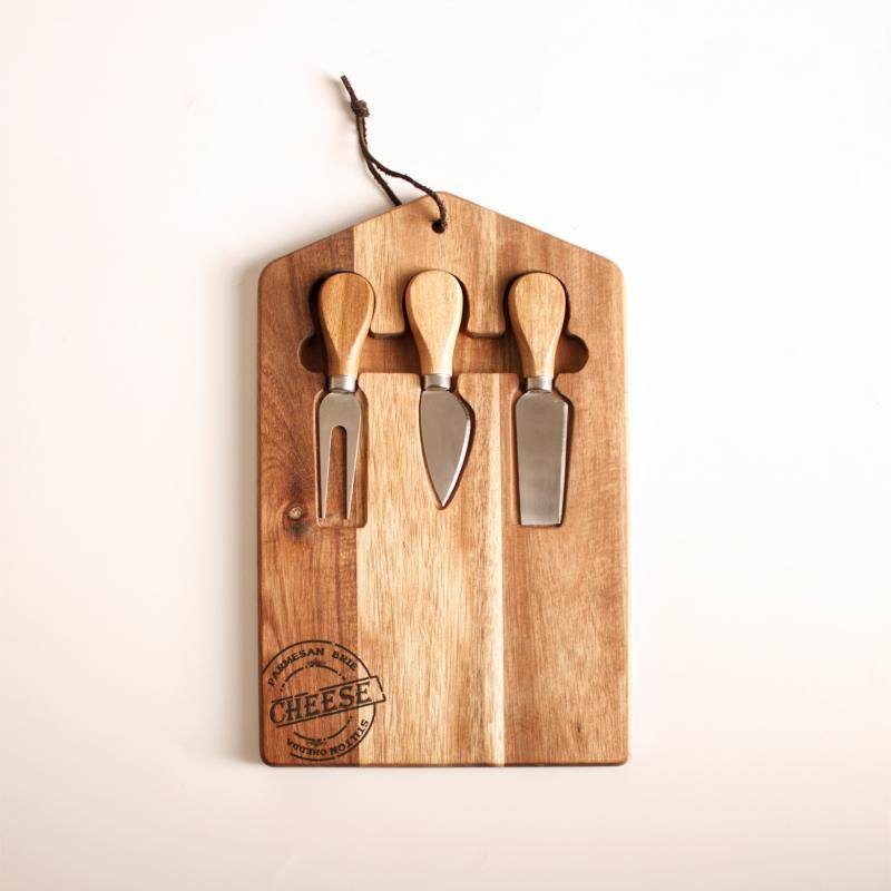 Cheese Butter Knife Board Set Bread Cake Board Steak - Mubimart