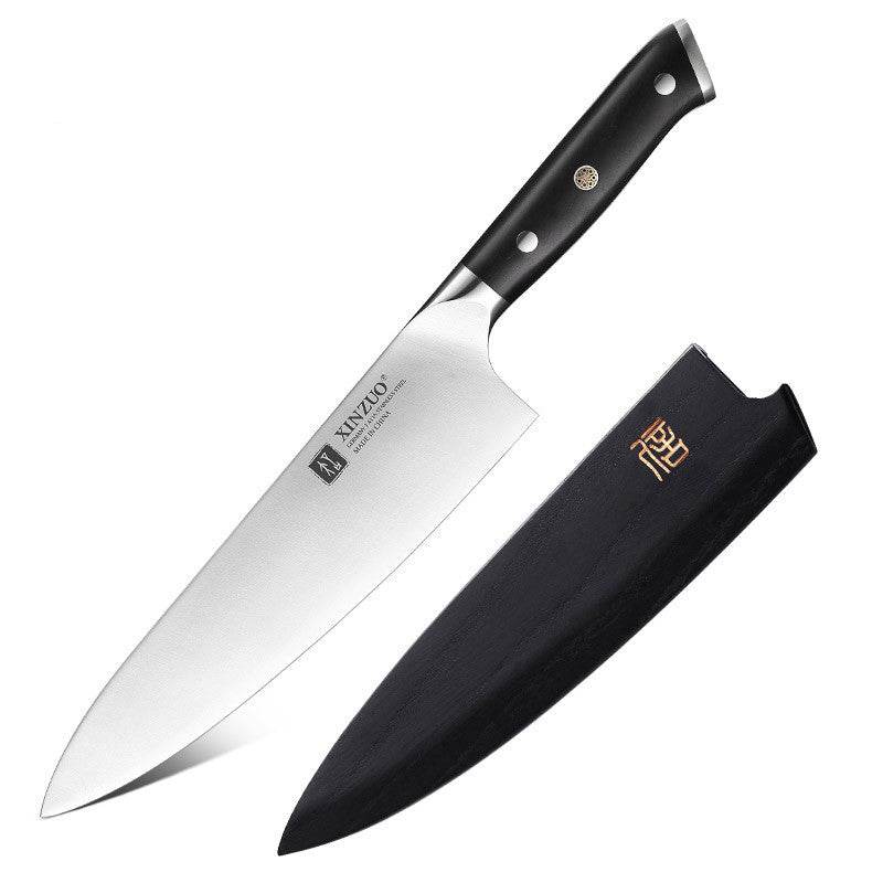 Chef Knife Western Style Ox Knife Stainless Steel Chef Cooking Knife Slicing Knife - Mubimart