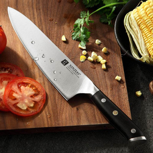 Chef Knife Western Style Ox Knife Stainless Steel Chef Cooking Knife Slicing Knife - Mubimart
