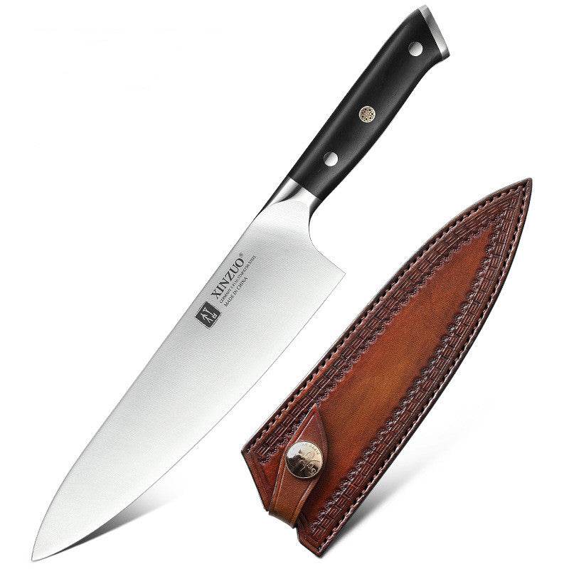 Chef Knife Western Style Ox Knife Stainless Steel Chef Cooking Knife Slicing Knife - Mubimart