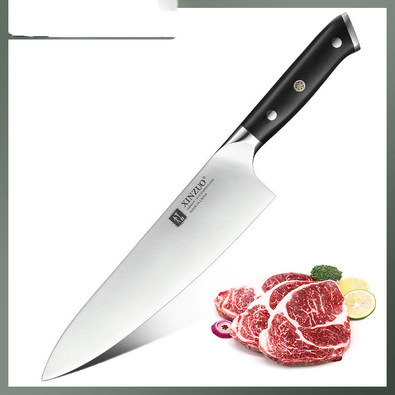 Chef Knife Western Style Ox Knife Stainless Steel Chef Cooking Knife Slicing Knife - Mubimart -  