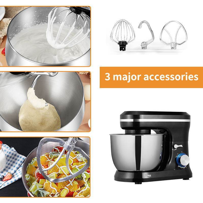 Chef's Cream Blender Stand Mixer Egg Beater - Mubimart