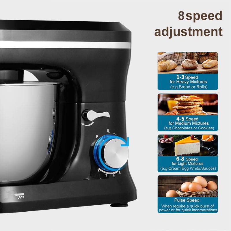Chef's Cream Blender Stand Mixer Egg Beater - Mubimart