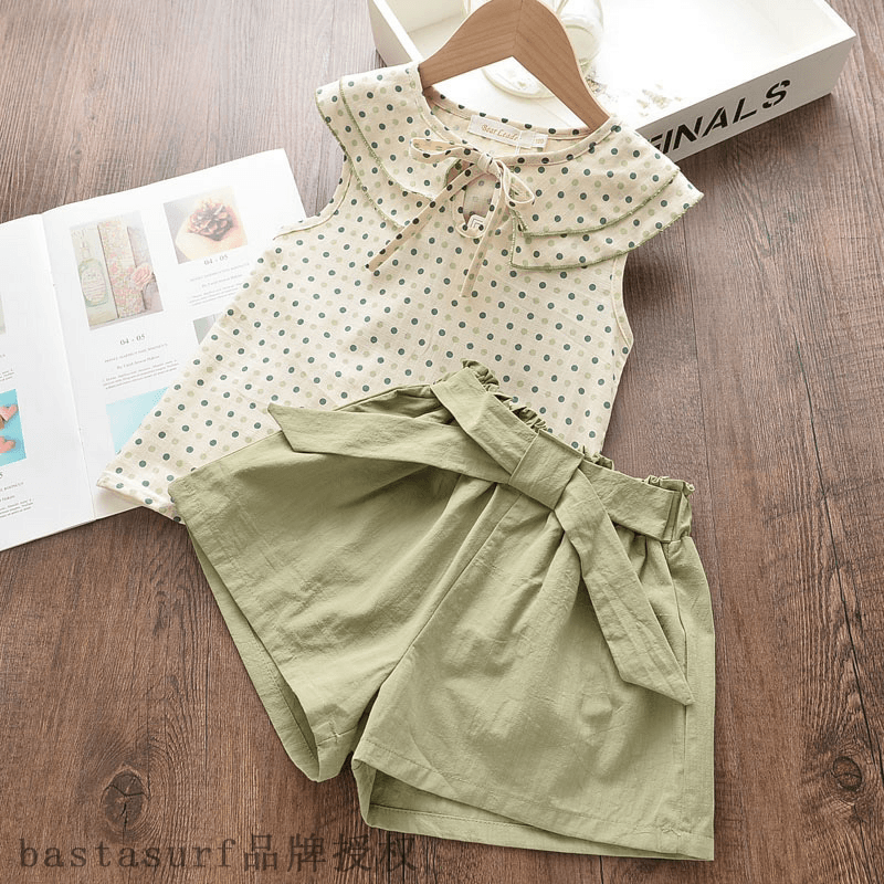 Chiffon Sling Two-piece Suit Cool Girl Suit With Hat - Mubimart