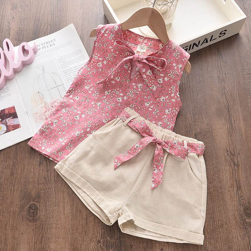 Chiffon Sling Two-piece Suit Cool Girl Suit With Hat - Mubimart