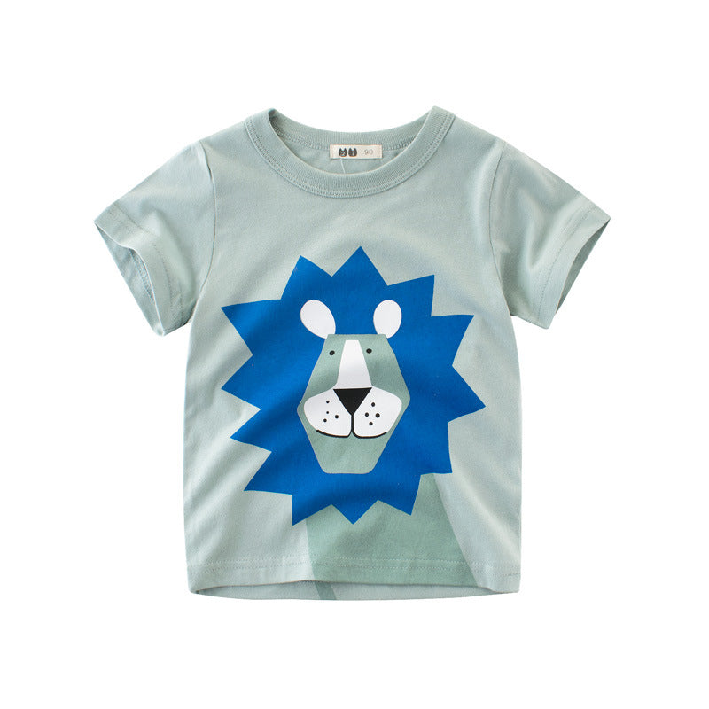 Child short sleeve t-shirt boy half sleeve - Mubimart -  