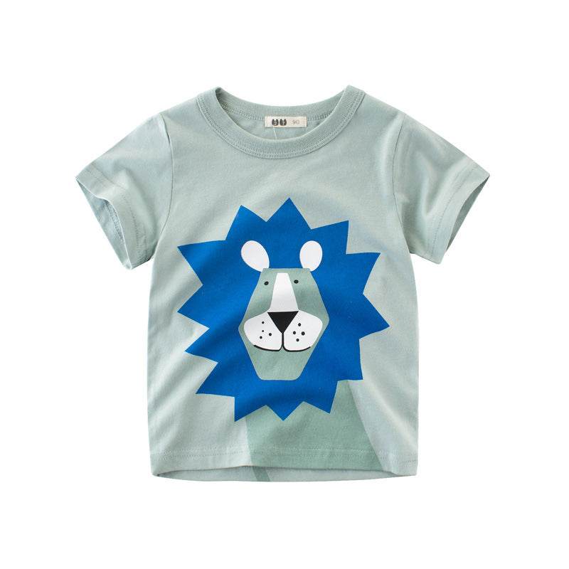 Child short sleeve t-shirt boy half sleeve - Mubimart