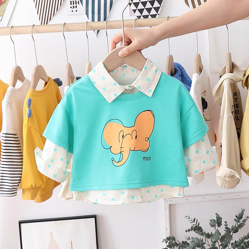 Children 0-3 years old vest shirt two-piece suit - Mubimart