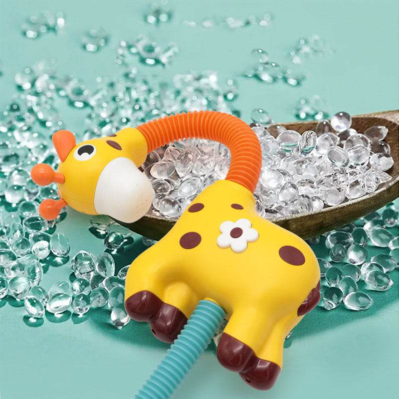 Children Bath Toy Electric Cartoon Giraffe Shower Baby Spray Bathtub Toys Educational Play Game Beach Toys - Mubimart