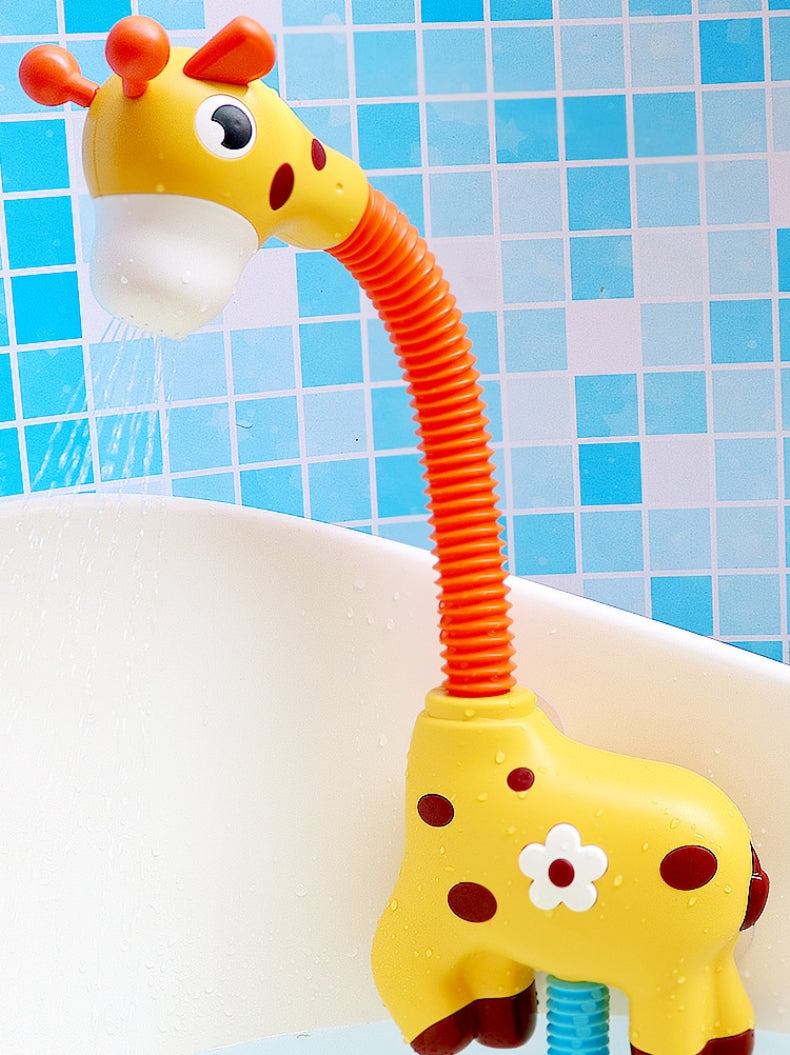 Children Bath Toy Electric Cartoon Giraffe Shower Baby Spray Bathtub Toys Educational Play Game Beach Toys - Mubimart -  