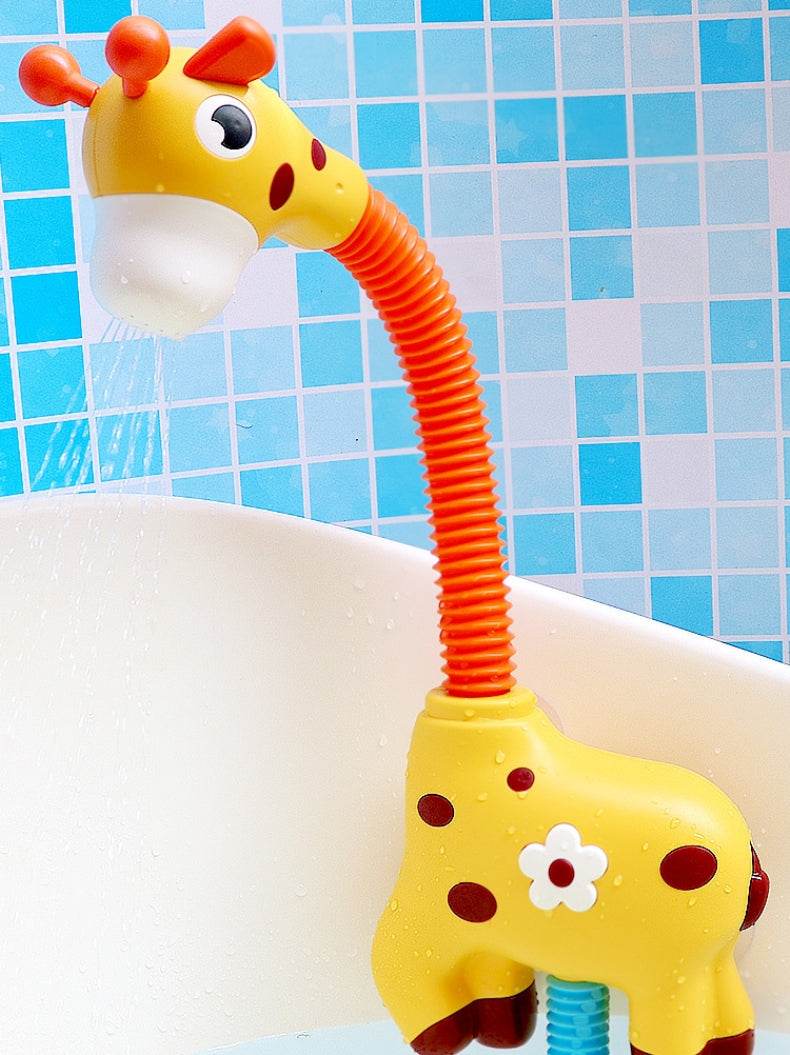 Children Bath Toy Electric Cartoon Giraffe Shower Baby Spray Bathtub Toys Educational Play Game Beach Toys - Mubimart