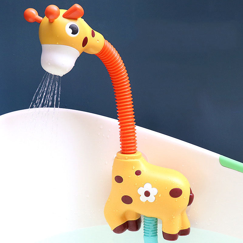 Children Bath Toy Electric Cartoon Giraffe Shower Baby Spray Bathtub Toys Educational Play Game Beach Toys - Mubimart -  