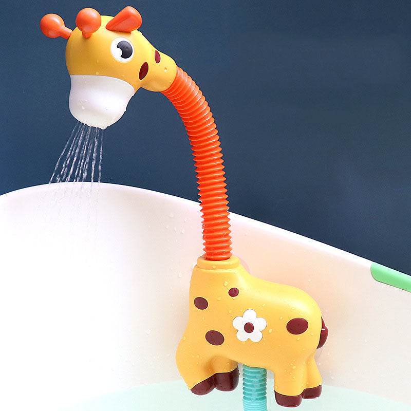 Children Bath Toy Electric Cartoon Giraffe Shower Baby Spray Bathtub Toys Educational Play Game Beach Toys - Mubimart