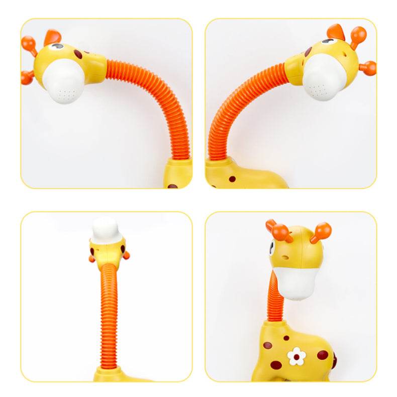 Children Bath Toy Electric Cartoon Giraffe Shower Baby Spray Bathtub Toys Educational Play Game Beach Toys - Mubimart