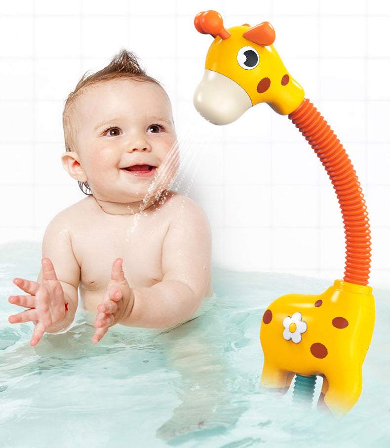 Children Bath Toy Electric Cartoon Giraffe Shower Baby Spray Bathtub Toys Educational Play Game Beach Toys - Mubimart -  