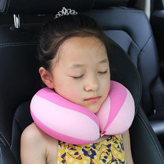 Children Car U-shape Pillow Travel Safety Seat Pillow - Mubimart - Travel Pillow 