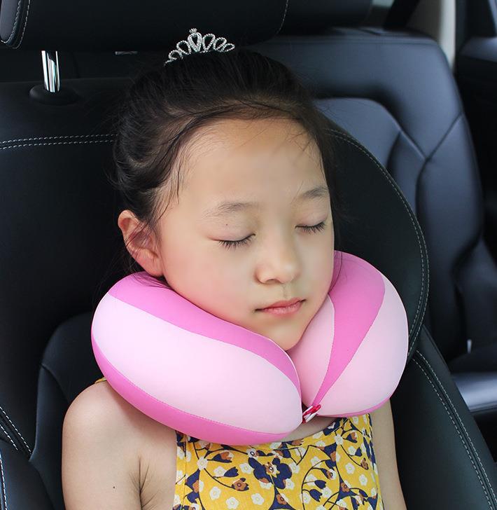 Children Car U-shape Pillow Travel Safety Seat Pillow - Mubimart -  