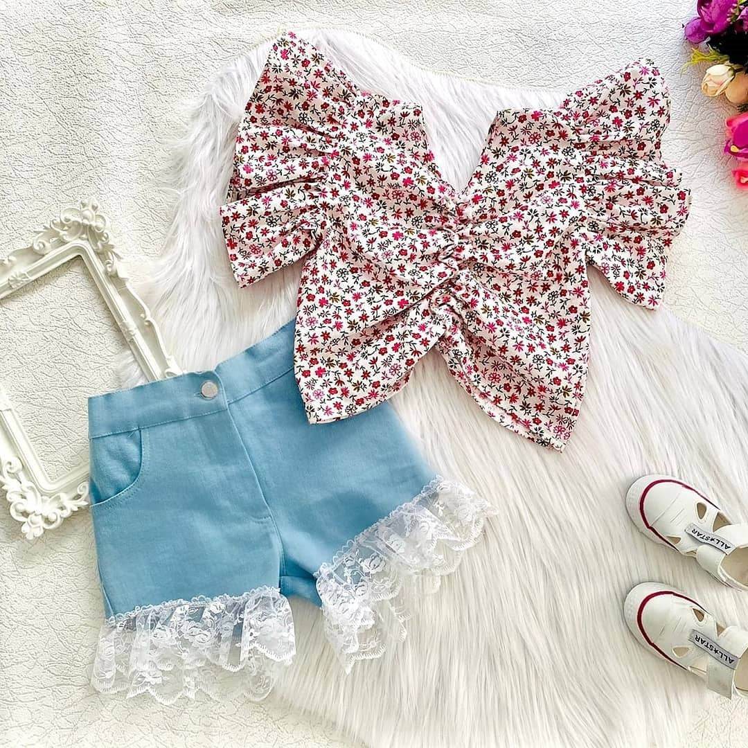 Children Clothes Shirt Girl Clothing Summer Baby Girl - Mubimart