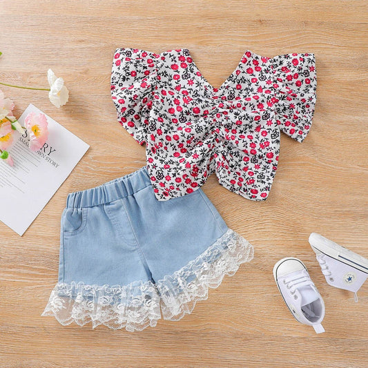 Children Clothes Shirt Girl Clothing Summer Baby Girl - Mubimart