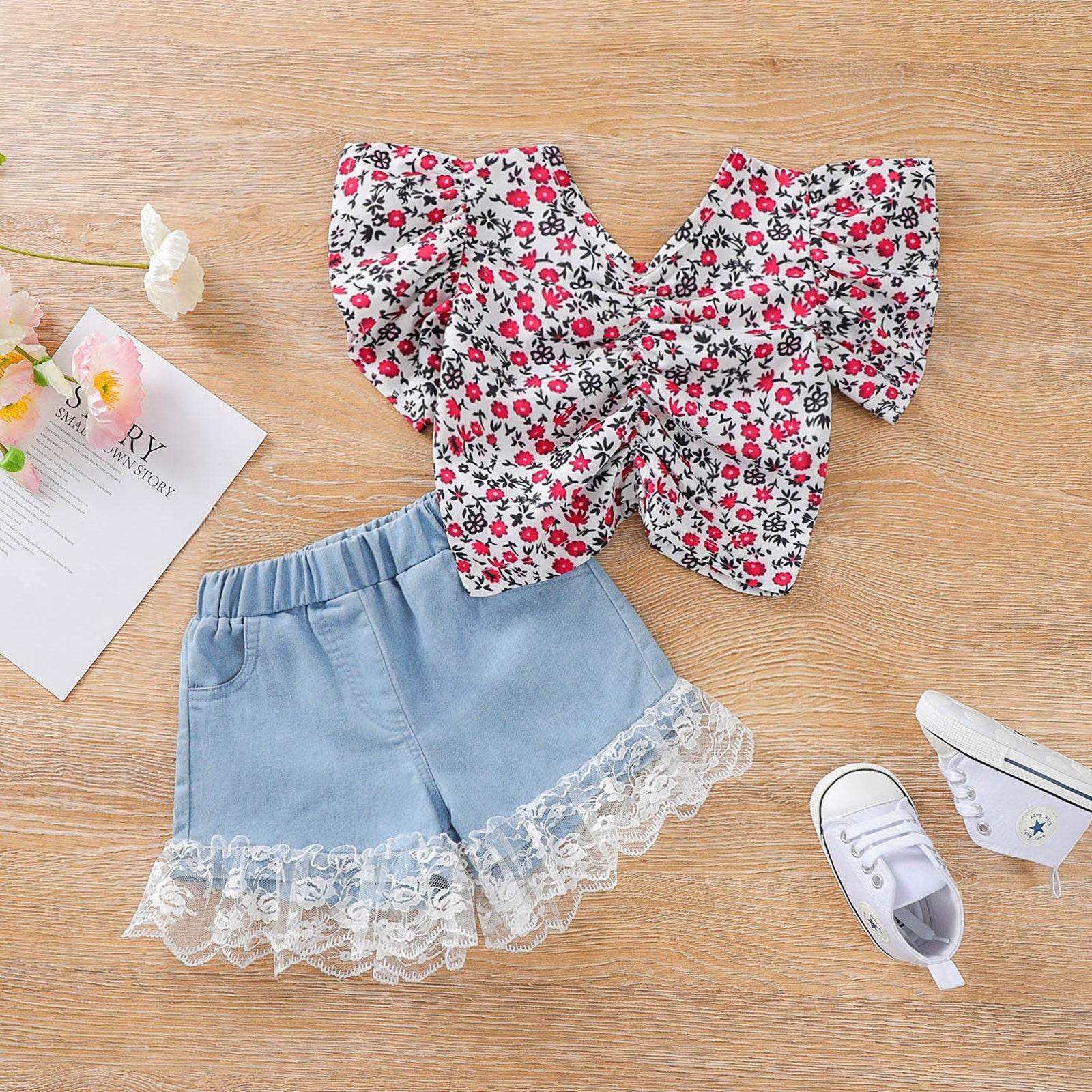 Children Clothes Shirt Girl Clothing Summer Baby Girl - Mubimart