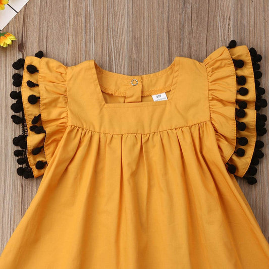 Children Newborn Clothing Sleeveless Kids Girls Dress - Mubimart