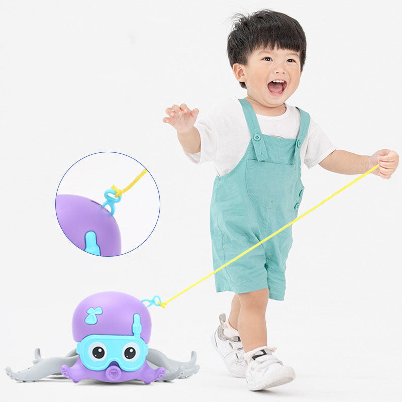 Children Playing In Water Walking Octopus Toy - Mubimart -  