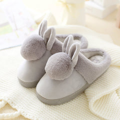 Children'S Cotton Slippers Autumn And Winter Indoor Ball To Keep Warm Girls Cotton Slippers - Mubimart -  