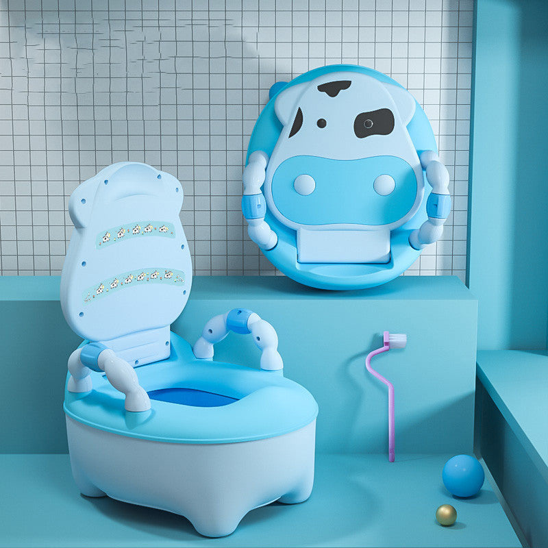 Children'S Toilet Toilet Boy Girl Baby Potty Baby Toddler Large Urinal - Mubimart - Baby Toilets 