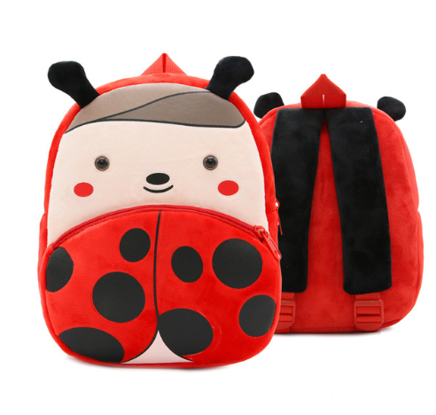 Children School Backpack Cartoon Rainbow  Design Soft Plush Material For Toddler Baby Girls Kindergarten Kids School Bags - Mubimart -  