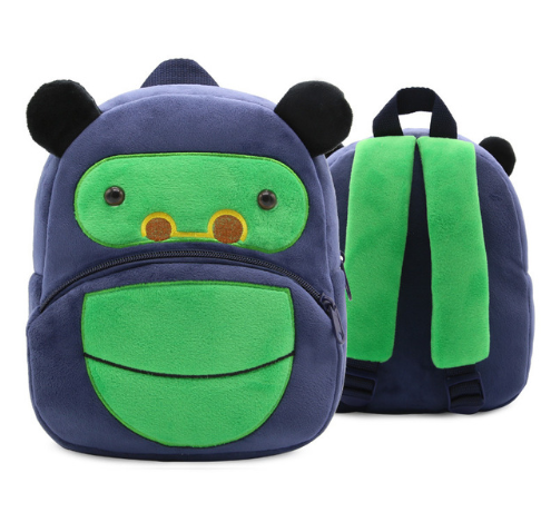 Children School Backpack Cartoon Rainbow  Design Soft Plush Material For Toddler Baby Girls Kindergarten Kids School Bags - Mubimart -  