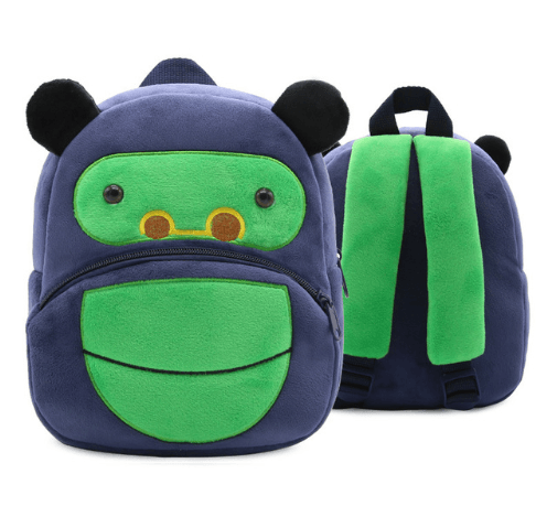 Children School Backpack Cartoon Rainbow Design Soft Plush Material For Toddler Baby Girls Kindergarten Kids School Bags - Mubimart