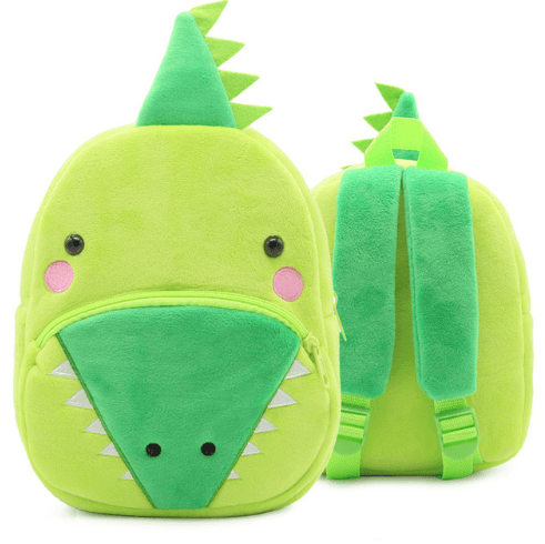 Children School Backpack Cartoon Rainbow Design Soft Plush Material For Toddler Baby Girls Kindergarten Kids School Bags - Mubimart