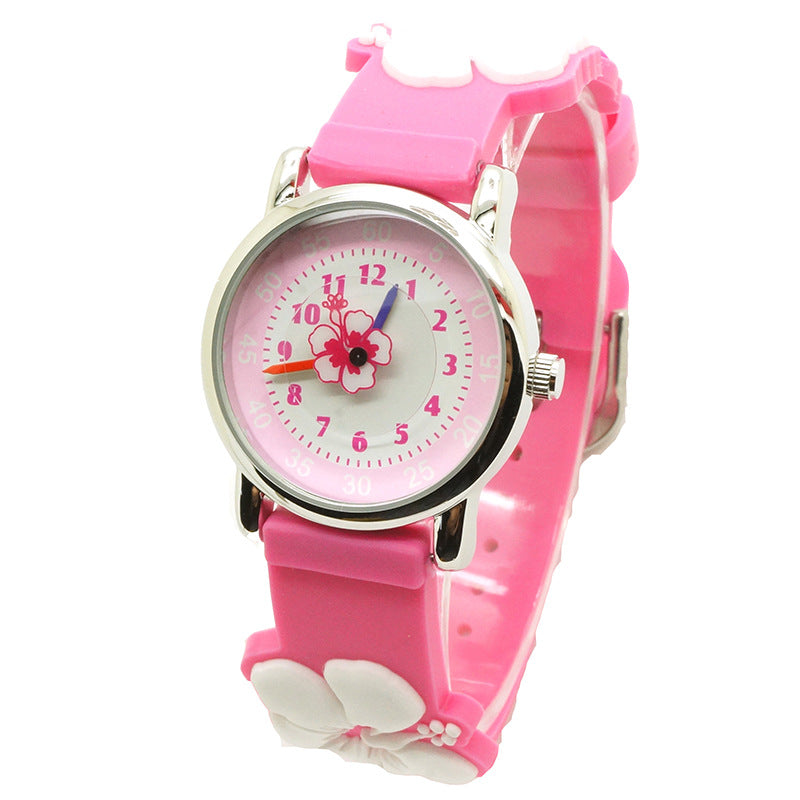 Children cartoon silicone watch - Mubimart - Watches 