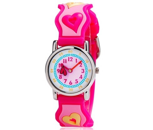 Children cartoon silicone watch - Mubimart -  