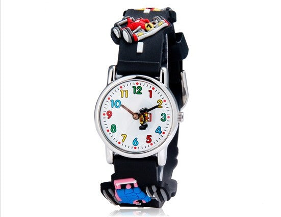 Children cartoon silicone watch - Mubimart -  