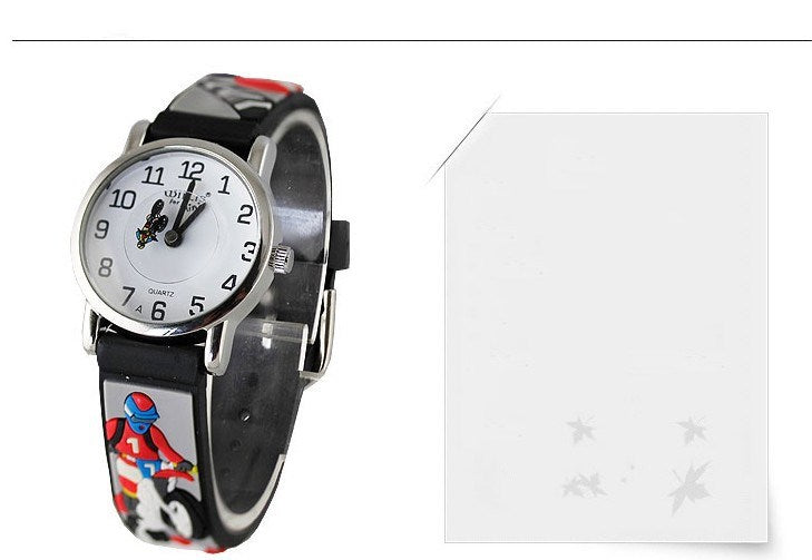 Children cartoon silicone watch - Mubimart -  