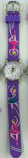 Children cartoon silicone watch - Mubimart -  