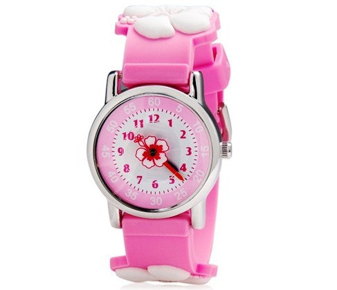 Children cartoon silicone watch - Mubimart -  